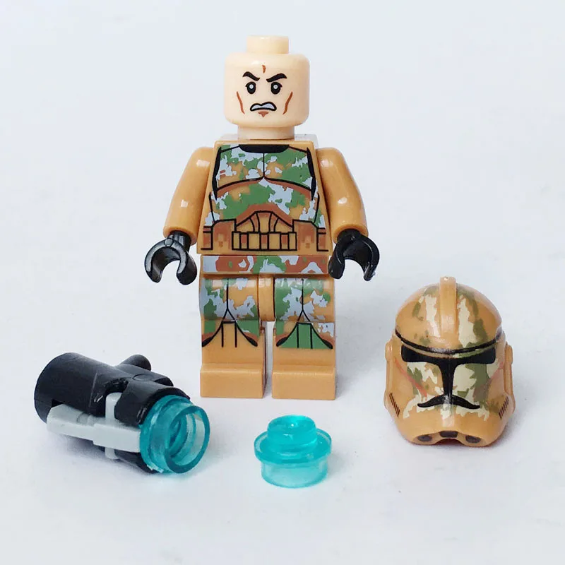 Звездные войны sw605 Geonosis Клон Trooper Airborne Клон Trooper шлем совместимый Блок Детские игрушки 21 шт./лот Новинка