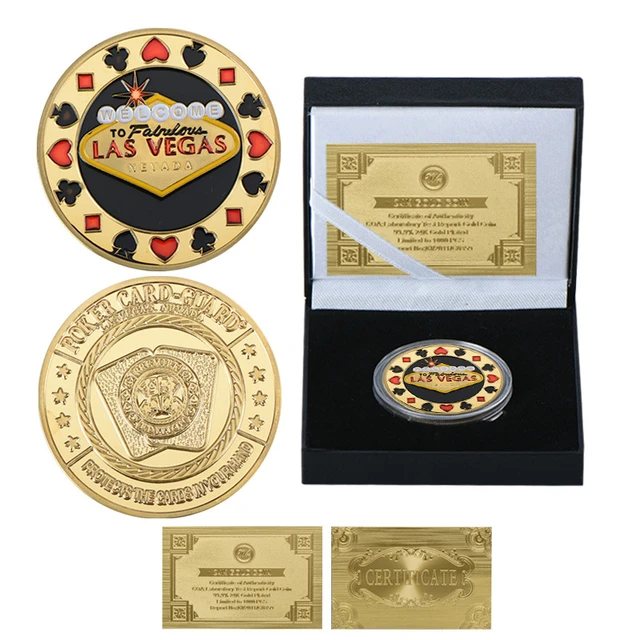 7&2 offsuit porker lead bet gold-plated coins Las Vegas metal lucky coins  play chips small gift collection - AliExpress