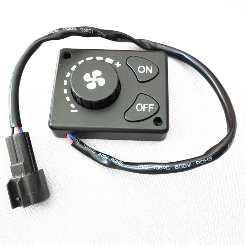 

Car Remote Controlled 12V/24V Truck Parking Gasoline Heat Insulator Air Regulator Kit Control Switch Button