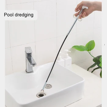 

Drain Clog Remover Sewer Pipe Dredging Tools Household Hair Cleaner for Kitchen Sink Bathroom Tub Toilet _WK