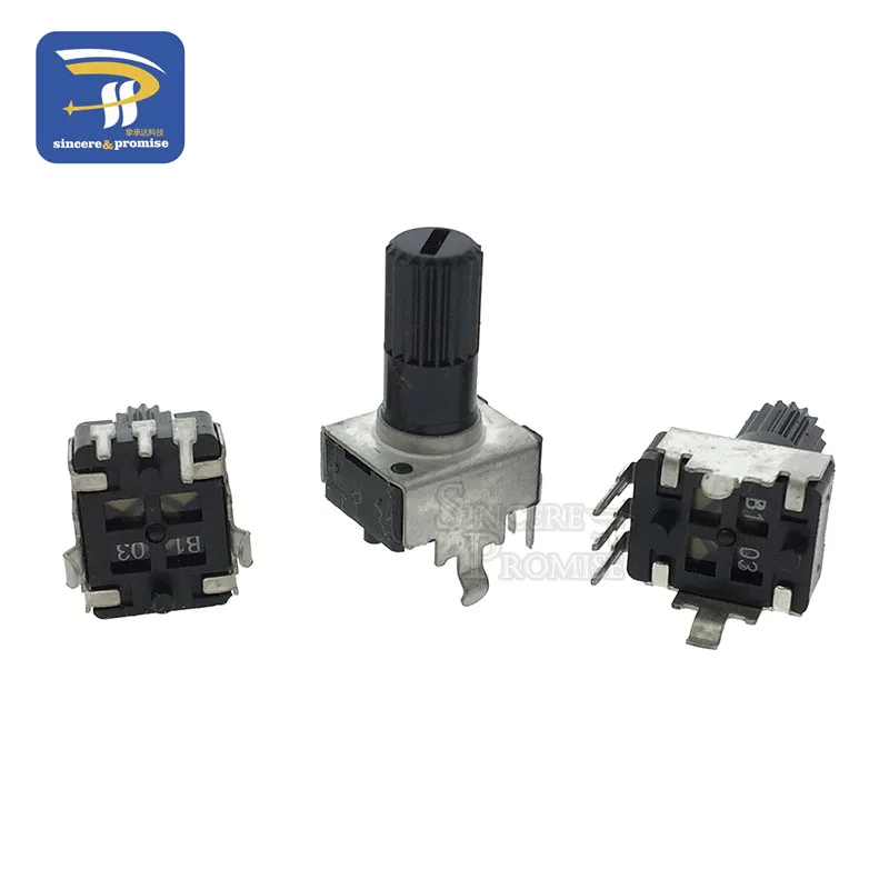 RV09 Vertical 12.5mm Shaft Adjustable Resistor 9 Type 3Pin Seal Rotary Potentiometer 10PCS 1K 2K 5K 10K 20K 50K 100K 1M 0932