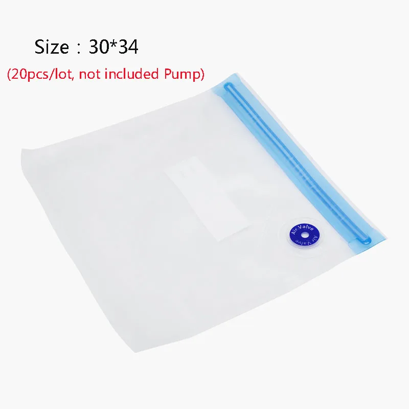 Vacuum bag-30x34 Портативная маленькая вакуумная упаковочная машина многоразовые вакуумные пакеты для продуктов питания с насосом USB пищевая вакуумная упаковочная машина Вакуумные пакеты - Цвет: Vacuum bag-30x34