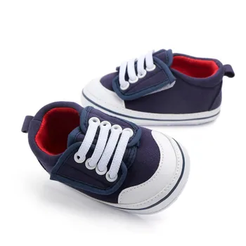 

Newborn Baby Boys Girls Shoes Soft Sole Prewalker Boy shoe Canvas Infant Toddler Sneaker Shoes First Walker