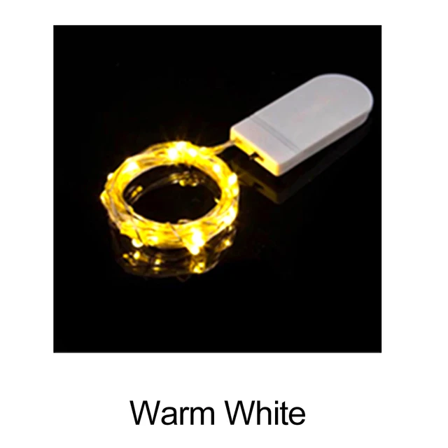 Luces Led Copper Wire Fairy Lights Battery Powered LED String Lights Party Wedding Indoor Christmas Decoration Garland Lights Warm White