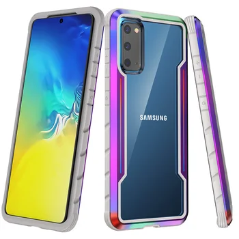 

for Samsung Galaxy S20/S20 Plus/S20 Ultra Case,Metal Aluminum Soft Silicon Back Cover for Samsung S20/S20 Plus/S20 Ultra Coque
