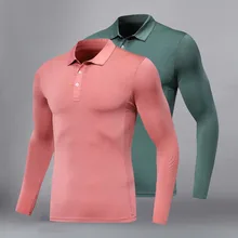 Новая мужская футболка Топы и с длинным рукавом спортивная футболка для гольфа рубашка для бега спортивная рубашка для гольфа