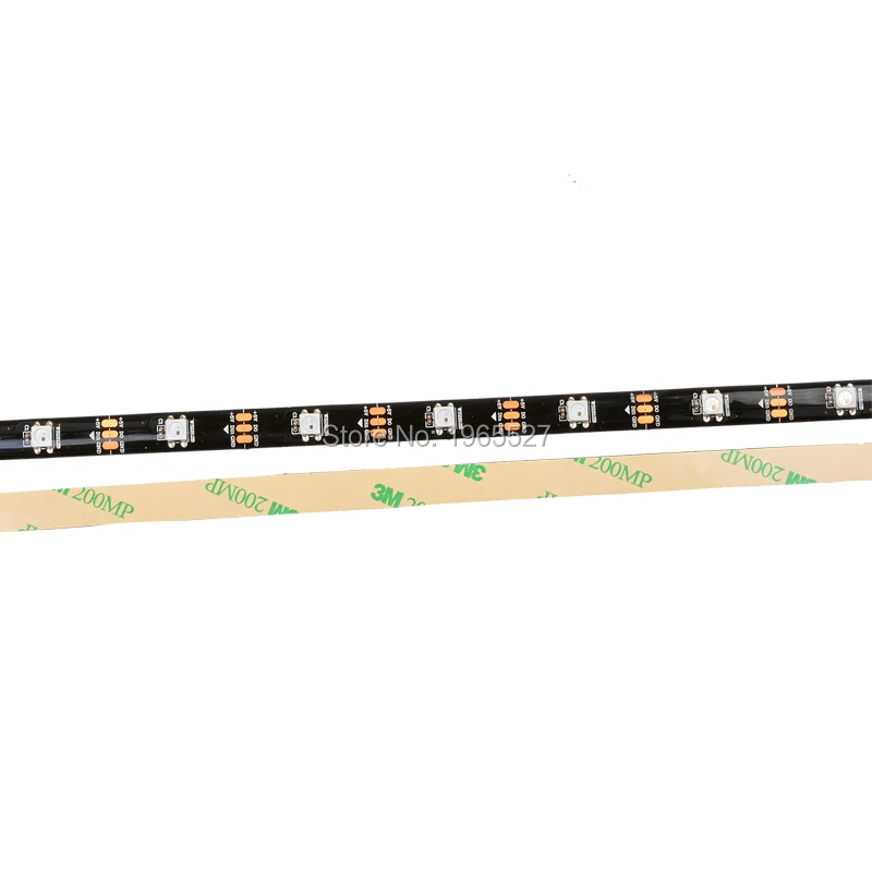 1 м 30 светодиодный s/M WS2812B пиксель полосы 5050 SMD RGB адресуемых гибкие светодиодные