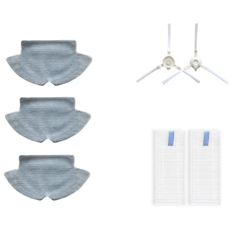 

7Pcs for S6 Robot Mop Cloth Hepa Filter Side Brush Spare Parts Replacement for 360 S6 Robot Vacuum Cleaner