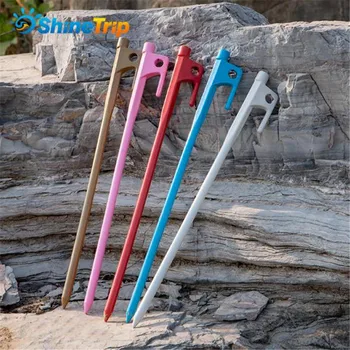 

Tent Nail (4 pcs) Shinetrip 20/30cm High-strength Tent Nail Steel Outdoor Tent Peg Camping Tent Accessories
