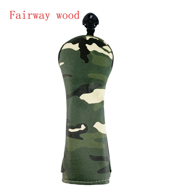 Green fairway NRC Чехлы для клюшек для гольфа, чехлы для клюшек для гольфа#1, для водителя#3,#5, камуфляжный узор - Цвет: Green fairway
