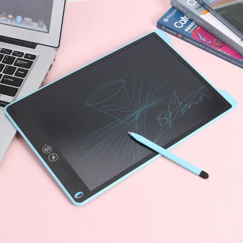 12 inch LCD Writing Tablet Partially Erasing Drawing Board Electronic Thick Pen Highlighting Pads DIgital Tablets With Battery