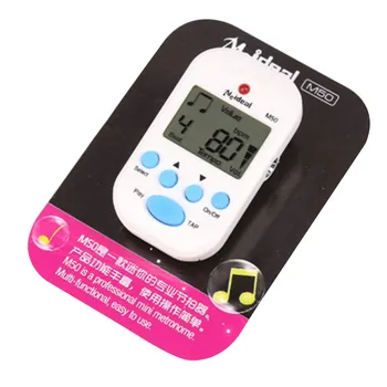 

Digital Metronome Clip-On Metronome Pocket M50 Mini Professional LCD Clip-on Digital Tuner Metronome for Guitar Piano