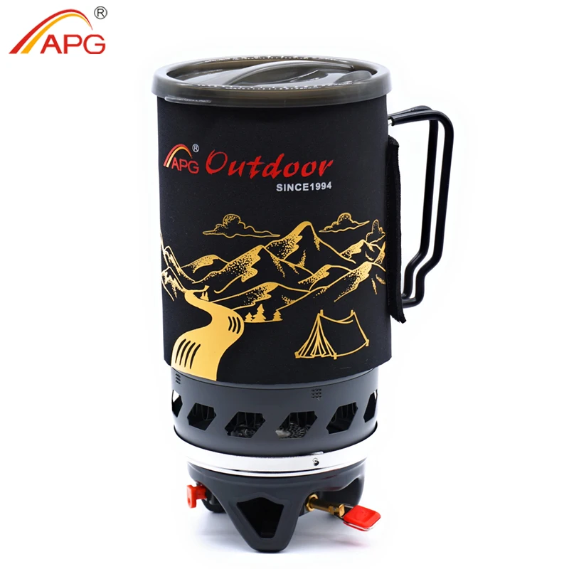 Online APG 1400ml estufa de Gas de Camping incendios Sistema de cocina y quemadores de Gas portátiles