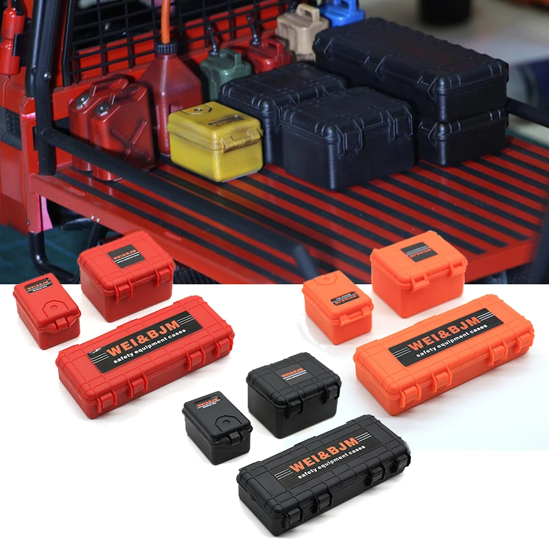 Для TRX4 SCX10 90046 1:10 RC модель чемоданы имитация автомобиля аксессуары декоративные 3 шт набор