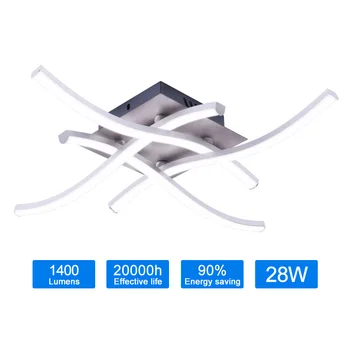 

LED Ceiling Light Modern Lamp Living Room Lighting Fixture Bedroom Kitchen Surface For Bedroom Living Room