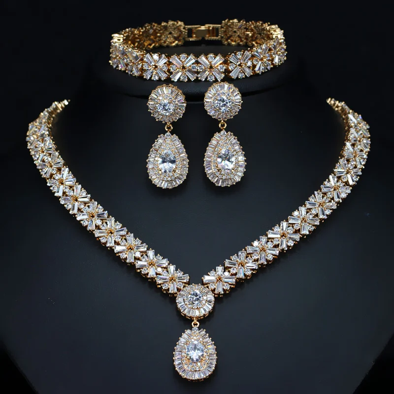CWWZircons эксклюзивный Дубай золотая пластина ювелирные изделия роскошный