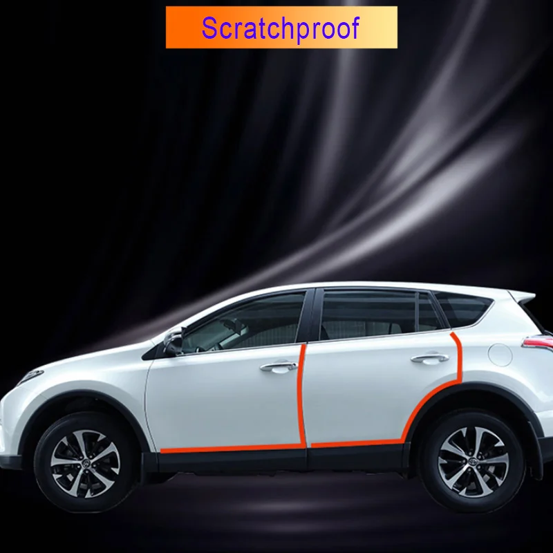 Автомобильная наклейка s Защитная пленка для края двери авто внутренняя защита