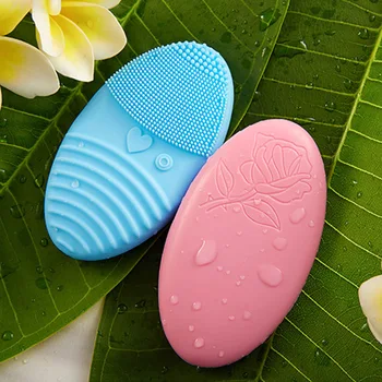 

2020 NEW Silicone Face Cleansing Brush Mini Electric Massage Waterproof Facial Cleansing Tool Soft Deep Face Pore Cleanser Brush