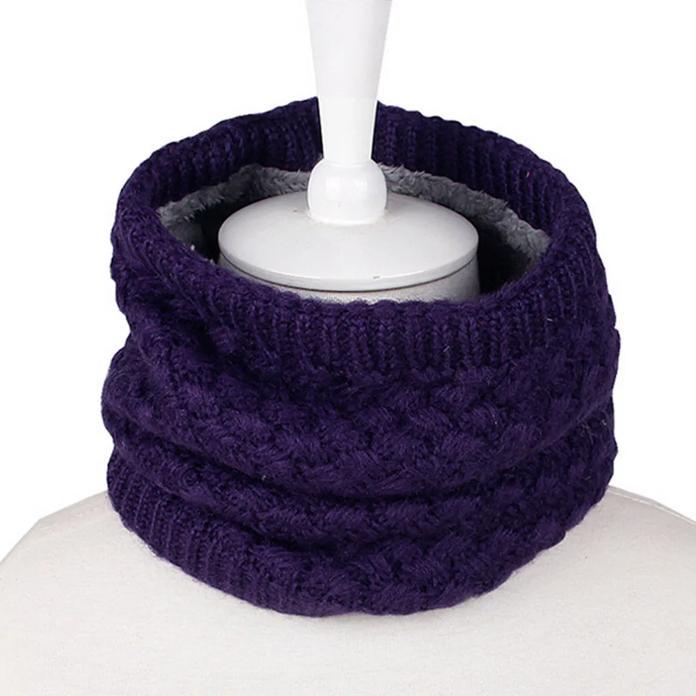 New Fashion Winter Scarf For Women Men General Baby Scarf Thickened Wool Collar Scarves Boys Girls Neck Scarf Cotton Unisex