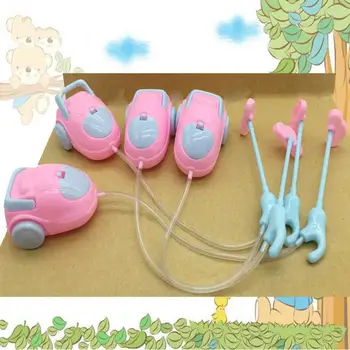 

Cute Plastic Cleaning Vacuum Cleaner Mini Doll House Furniture Accessory Gift for Kids Pretend Play Children Cleaning Toys gifts
