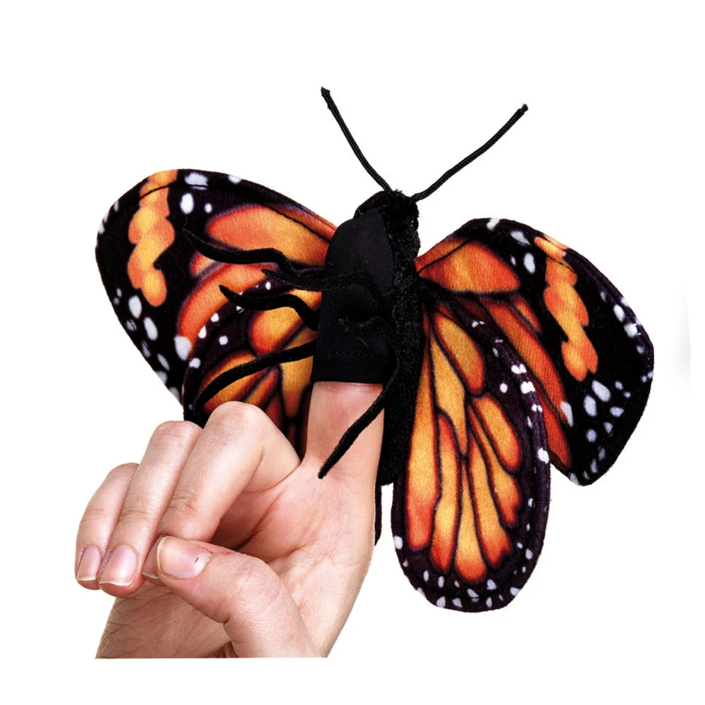 Национальный Geographic хлопок Kawaii Плюшевые красочные игрушки палец бабочка плюшевые мягкие животные для детей