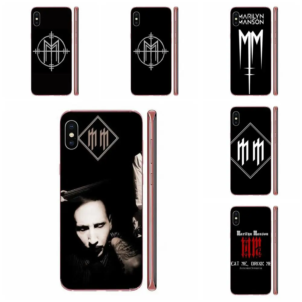 Marilyn Manson Logo For HTC Desire 530 626 628 630 816 820 830 One A9 M7 M8 M9 M10 E9 U11 U12 Life Plus TPU Stylish Case | Мобильные