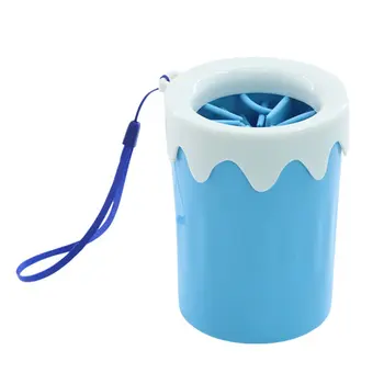 

Pet Wash Cup Durable Fall Proof And Impact Resistant Built In Soft Brush Head Rotary Deep Cleaning 1 Pcs