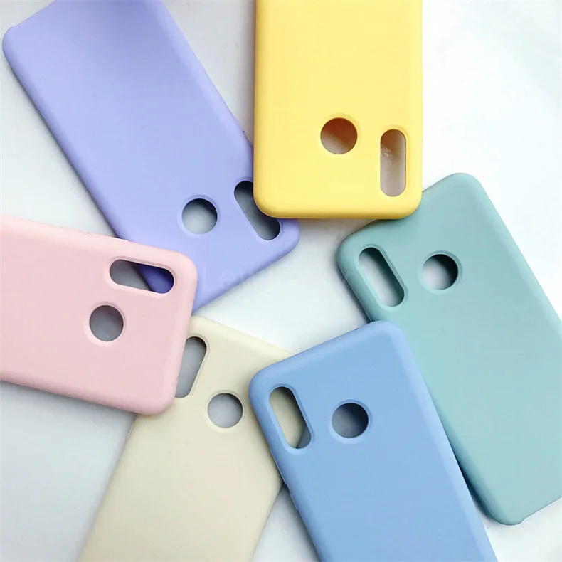 Жидкий силиконовый чехол для huawei P20 P30 mate 20 lite 10 Pro P10 Nova 3 4 чехол на Honor 8X9 View 10 20 мягкий чехол для конфет