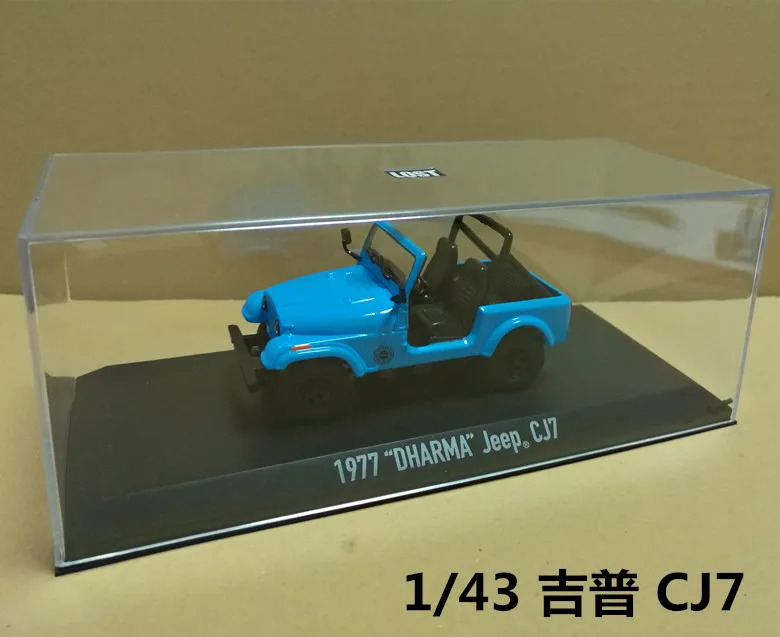 Бутик из сплава с зеленсветильник 1:43 1977 J eep CJ7 игрушки для детей детские модель