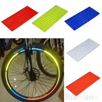 

Bicycle reflector Fluorescent MTB Bike Bicycle Sticker Cycling Wheel Rim Reflective Stickers Decal Accessories DropShipping