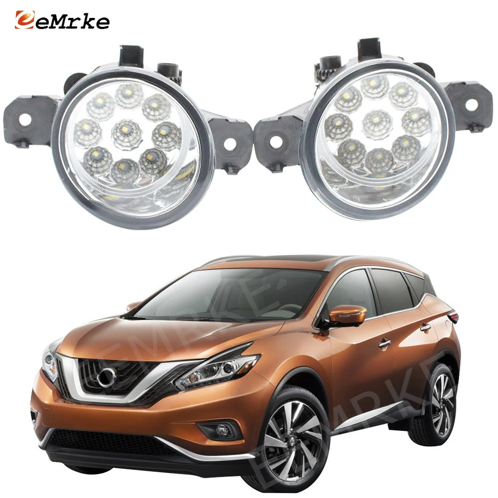 EEMRKE для Nissan Murano 2015 2016 2017 2018 2019 9 штук светодиодные противотуманные фары 12 В 55 Вт