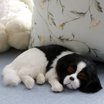 

Simulation Dog Animal Model Home Decoration Ornaments Fur Crafts Static Model Photography Props