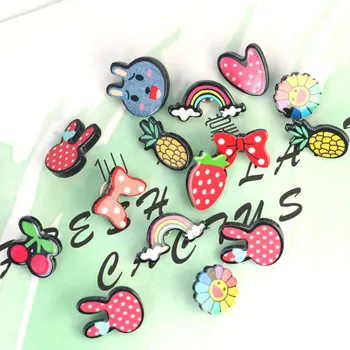 

Plastic Button for Children Clothing Cute Cartoon Red Mini Botones Anime Rabbit Sewing Buttons on Clothes Accessories Sew On