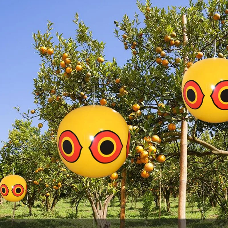 

New Bird Repellent Scare Eye Balloons Stops Pest Bird Problems Fast Reliable Visual Deterrent Home Supplies Insect repellent