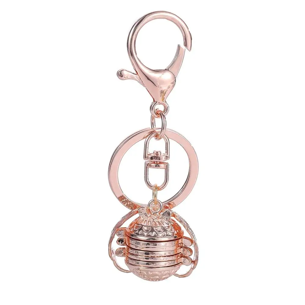 Keychain3 BOSCEN кулон ожерелье для женщин и мужчин Фаза коробка 4 слоя Съемная положить фотографии памятный, подвесной модный - Цвет камня: Keychain3