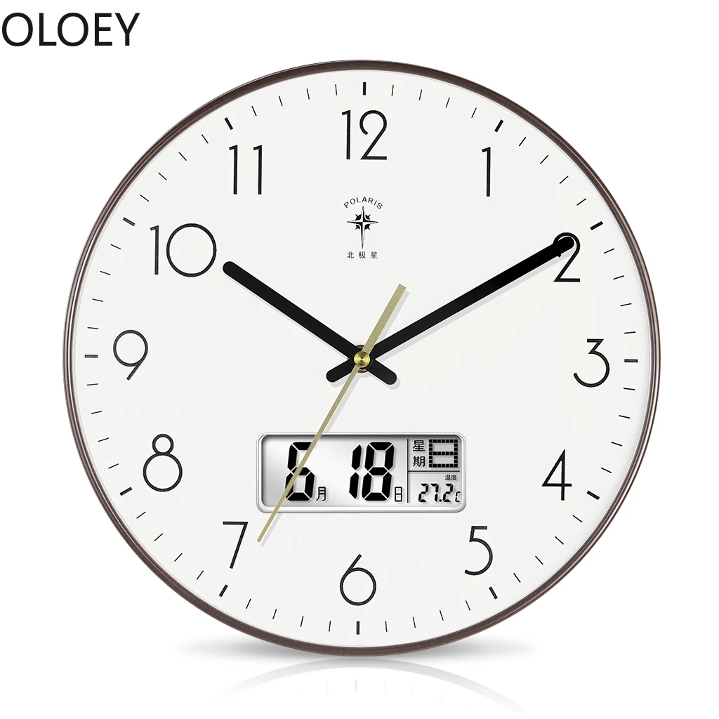 

Светодиодные настенные часы Laege, современные цифровые присветодиодный ы в скандинавском стиле, с механизмом, для гостиной