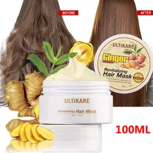 1 шт. Горячая натуральный имбирный эссенция глубокий Кондиционер для волос ремонт повреждения волос лечение корней волос маска для волос Предотвращение волос