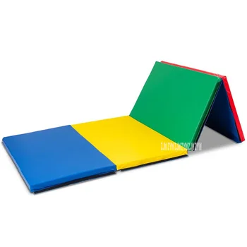 

PVC Foldable Gym Mat Push Up Stretching Exercise Gymnastic Mat EPE Foam Indoor Folding Yoga Stretch Mat Tumbling Rolling Pad