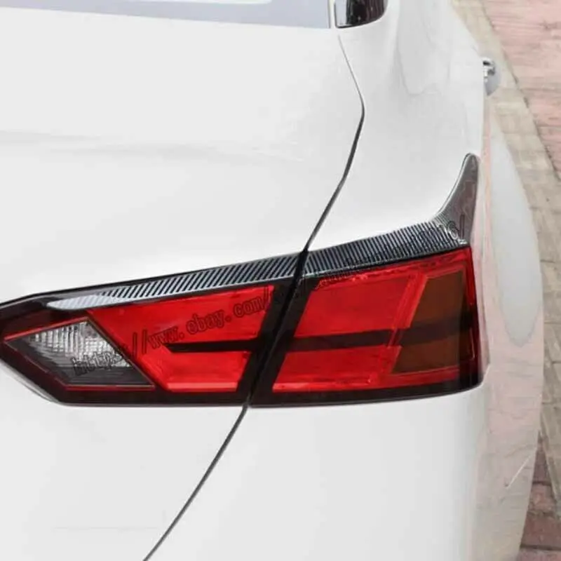 Подходит для Nissan Teana Altima углеродное волокно задний светильник крышка для бровей отделка 4 шт