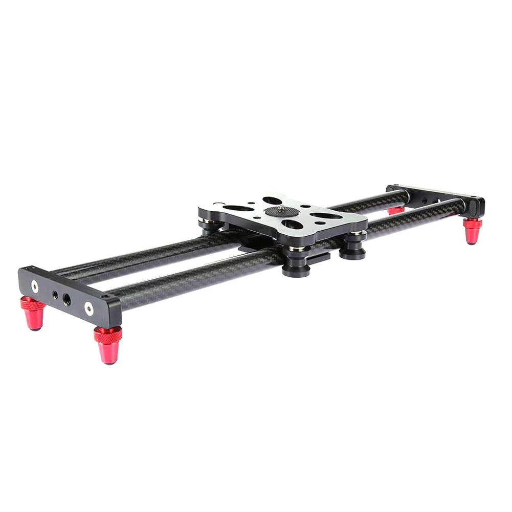 

Universal Portable Video Stabilizer Accessories Carbon Fiber Desktop Tripod Mini Rail DSLR 40cm Camera Slider Stable Dolly Track