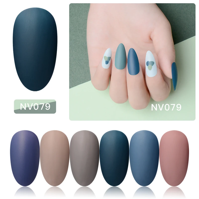 Nail Vision 5 мл матовый Цвет УФ-гель для ногтей матовое верхнее покрытие полуперманентное замачивание уф лак для ногтей Дизайн ногтей гель лак
