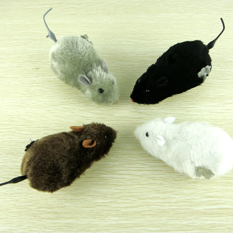 Plush Winding Cute Little Mouse Spring Move Little Mouse Stall Good Goods Source Price