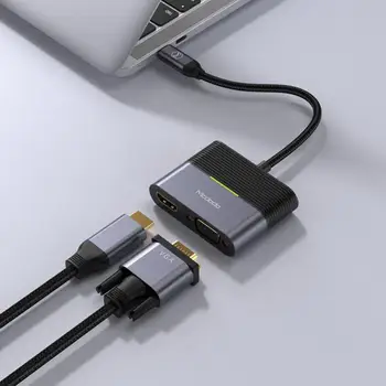 

USB C Dual HDMI Type C To HDMI 4K Adapter VGA USB3.0 Audio Video Converter PD 100W Fast Charger For Macbook Pro Samsung S9 S10
