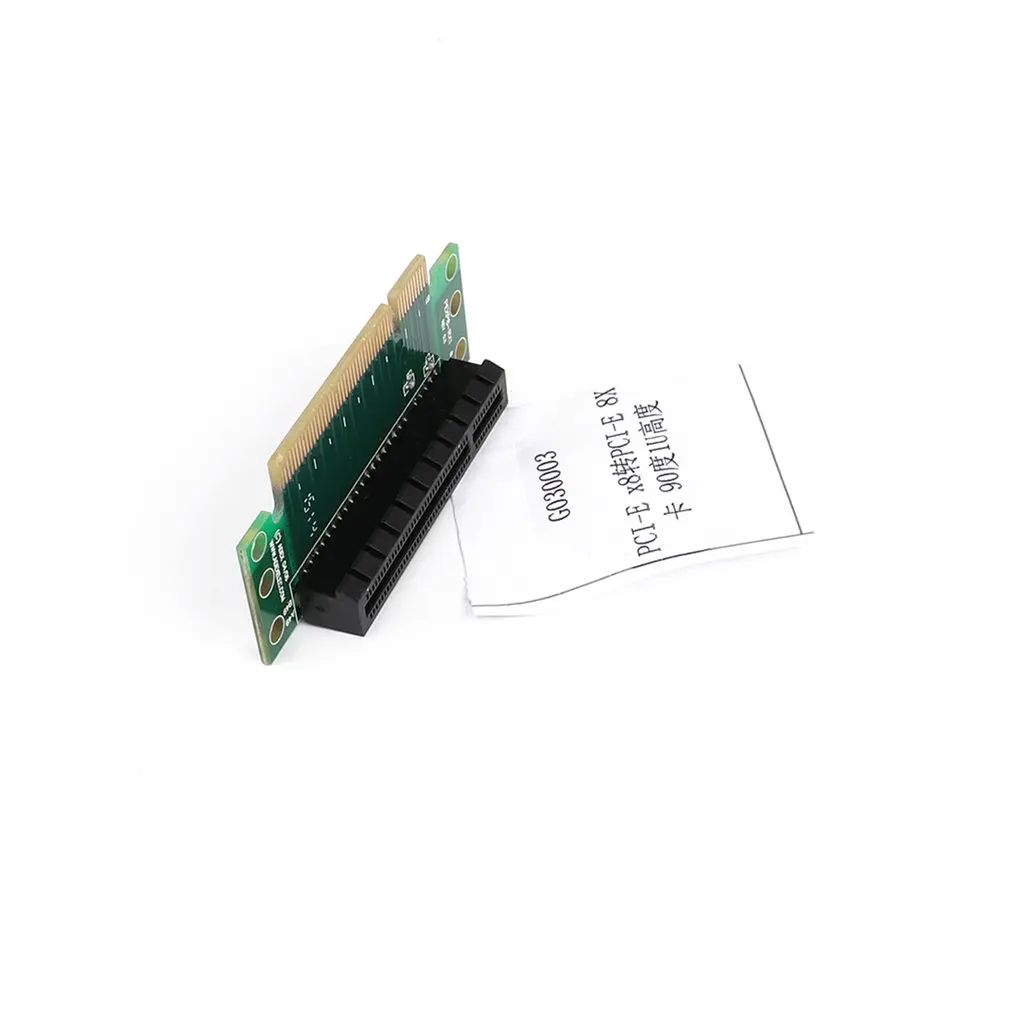 PCI-Express 8x Riser Card 90 градусов прямоугольный адаптер карта 1U высота КОМПЬЮТЕРНЫЙ СЕРВЕР PCIe разъем адаптера