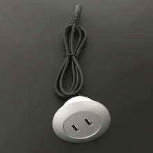 Dc5521 интерфейс 1,03 м двойной USB зарядный кабель для мобильного телефона Вход/Выход 5v2a зарядный зажим для мобильного телефона мебель