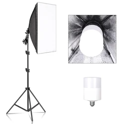 Photography Softbox Lighting Kit 1 PCS E27 LED Bulbs Photo Light for Box Flash Studio Light Camera Lighting Equipment Photography Softbox Lighting Kit 1 PCS E27 LED Bulbs Photo Light for Box Flash Studio Light Camera Lighting Equipment