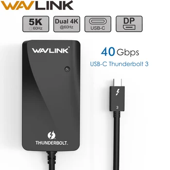 

USB C Type C Thunderbolt 3 Adapter Dual 4K DisplayPort Monitor Video 5K@60Hz DP For Mac Window Type-C Adapter Online Working