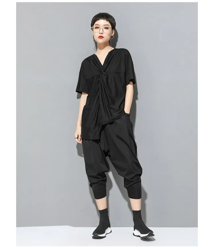 Max LuLu/Новинка года; Модные женские готические Топы в Корейском стиле; женская футболка из хлопка; летние футболки с v-образным вырезом; винтажная повседневная одежда