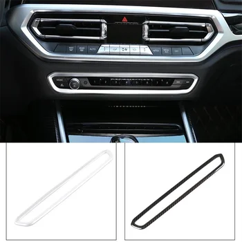 

For BMW 3 series G20 G28 2019-21 ABS chrome Carbon fiber style Car volume Knob decoration mode button frame sticker trim sequin
