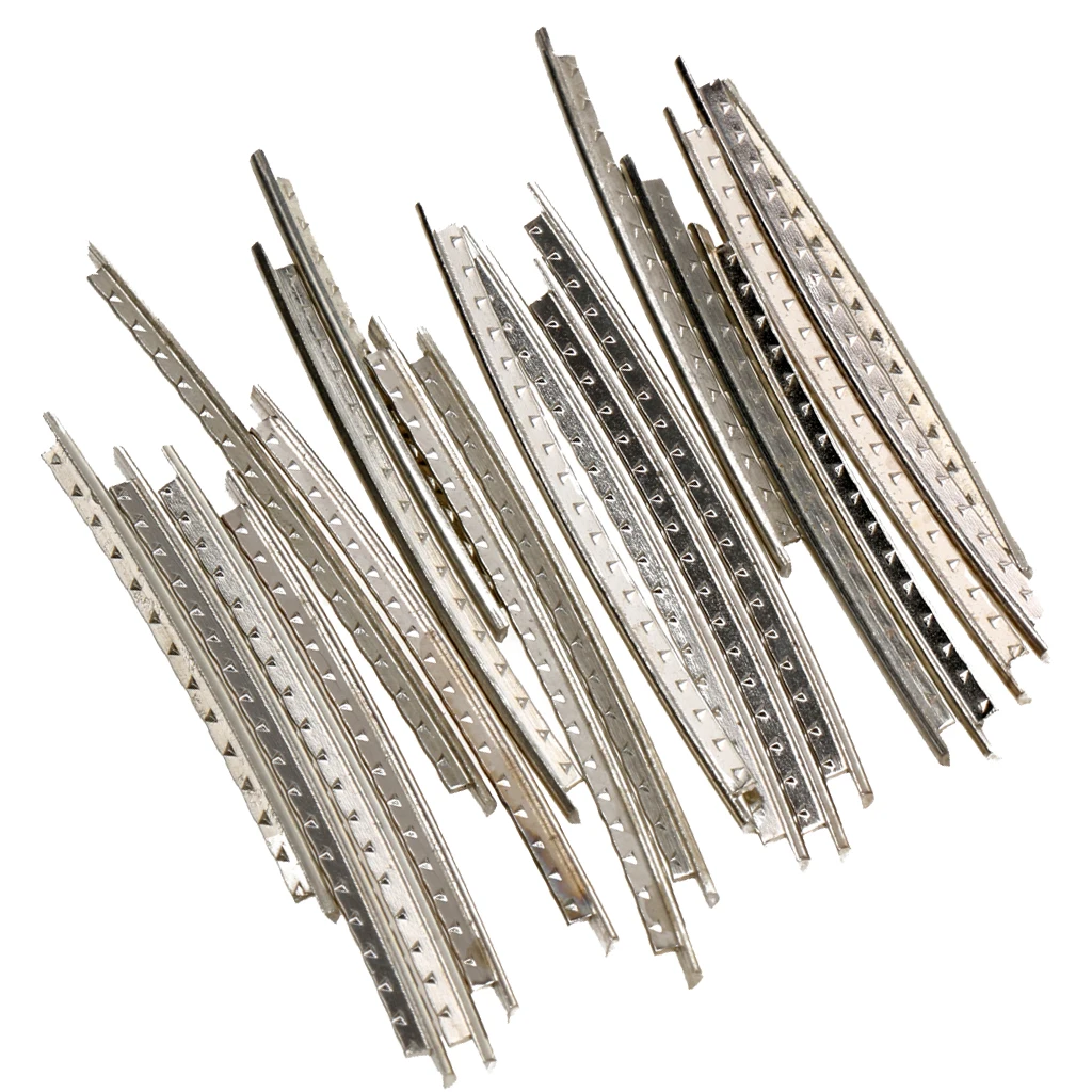 Набор из 21 шт Fret Wire бас-гитары Fret Wire Серебряный медный Fret Wire 2,7 мм